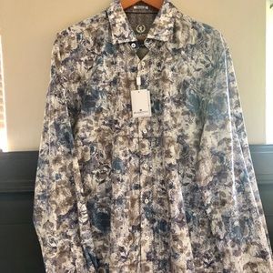 Bugatchi Men’s Long Sleeve Button Down Shirt